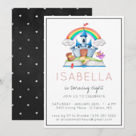 Sagoprinsessa Festin Invitation Inbjudningar