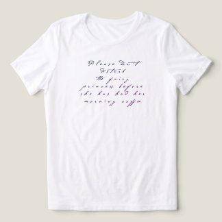 Sagoprinsessa kaffe t-shirt