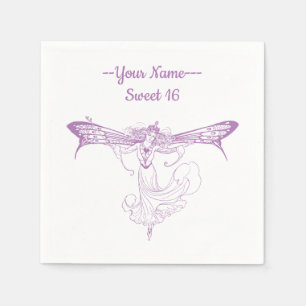 Sagoprinsessa Queen Mab, Sweet Sixteen i lila Pappersservett
