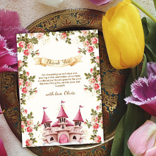Sagoprinsessa Wildflower Baby Shower Tack Kort