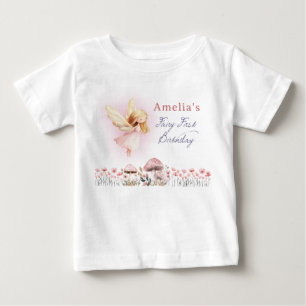 Sagoprinsessans 1:a anpassade födelsedagsfest t shirt