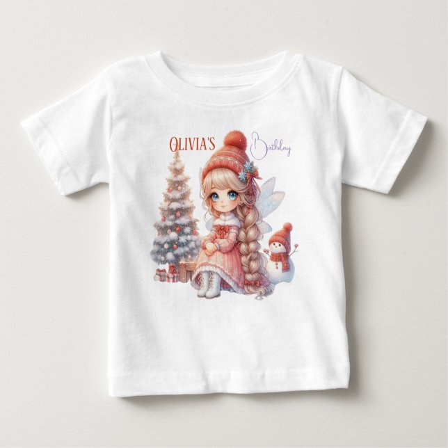 Sagoprinsessans 1-årsdag t shirt (Framsida)