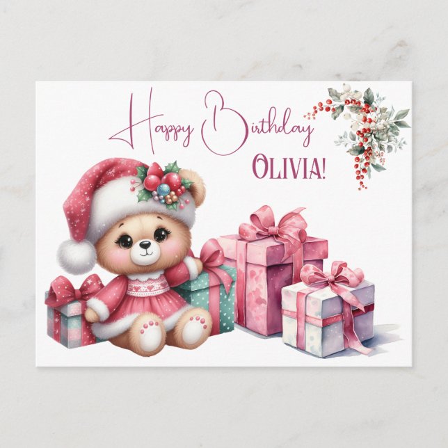 Sagoprinsessans 1-årsdag vykort (Framsida)