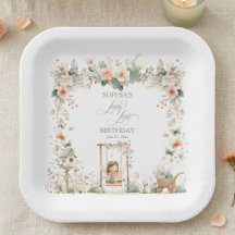 Sagoprinsessans Första Födelsedagsfest Personlig A