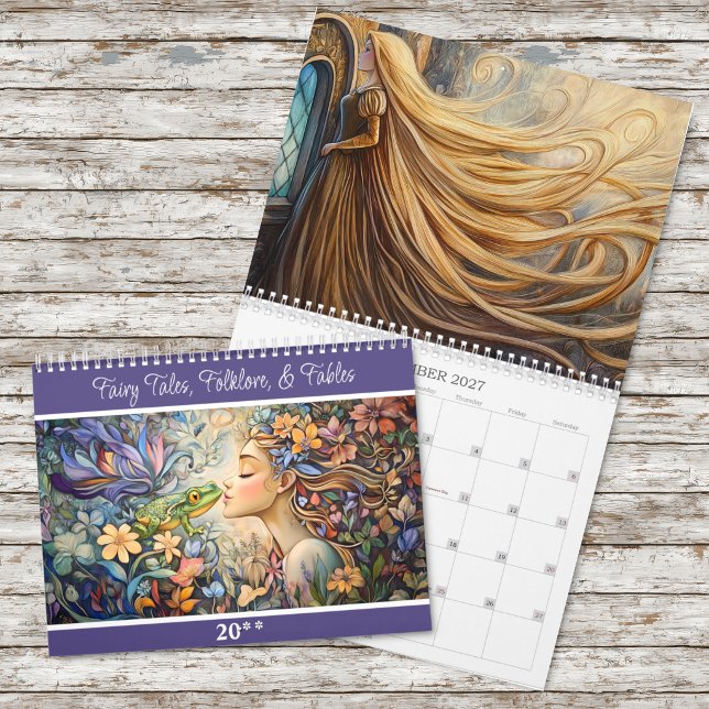 Sagor, folklore och fabler 2027 2-sidor kalender (Skapare uppladdad)