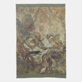 Sagor från förr, Havsfrun av Edmund Dulac Kökshandduk
