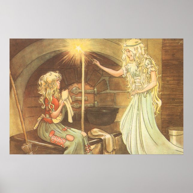 Sagor från svunna tider, Askungen och den magiska  Poster (Framsidan)