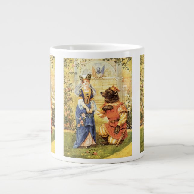 Sagor från svunna tider, Skönheten och odjuret Jumbo Mugg (Framsidan)