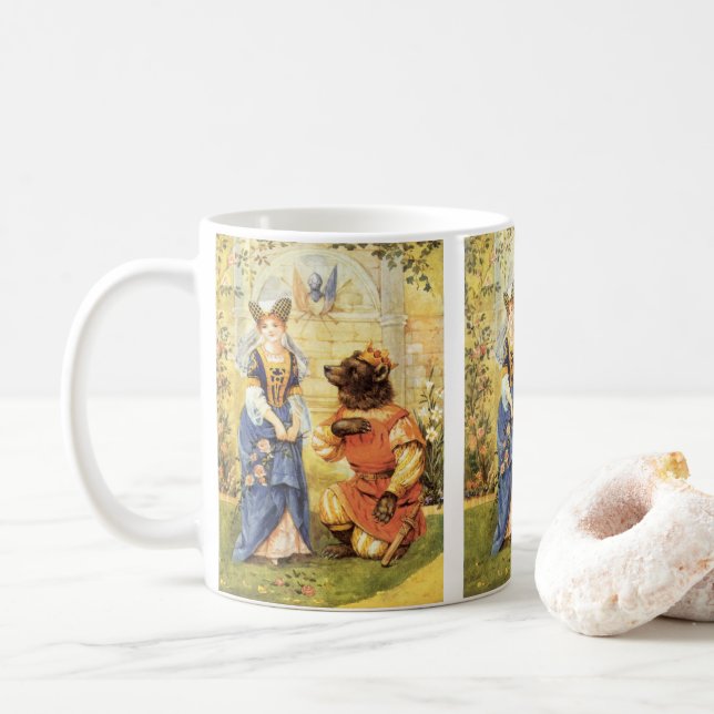Sagor från svunna tider, Skönheten och Odjuret Kaffemugg (Med munk)