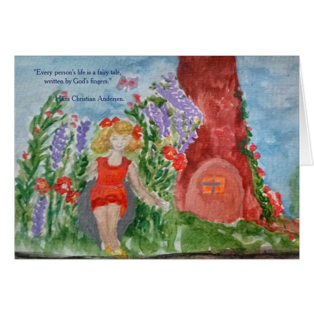 sagor hälsningskort (Framsidan Horizontal)