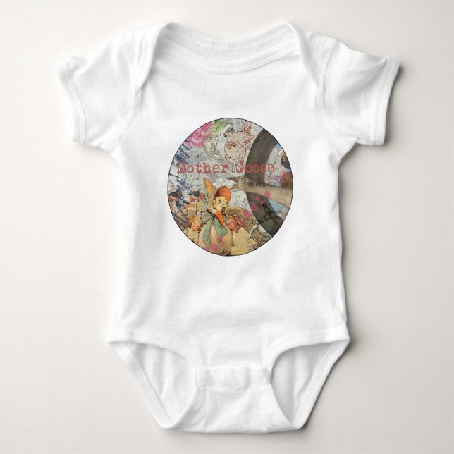 Sagor om Mammas Gås för barn Tee Shirt (Framsida)