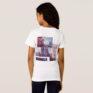 Sagostlott Barn T-Shirt med Rosa Körsbärsblom
