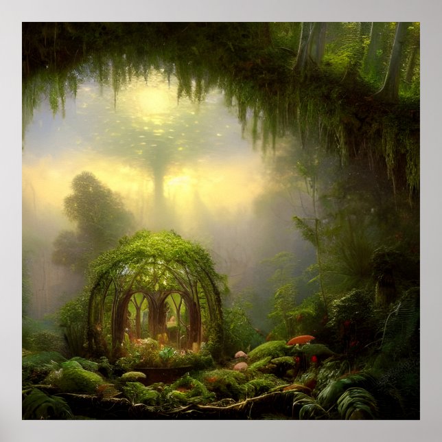 Sagostugans fantasikonst poster (Framsidan)