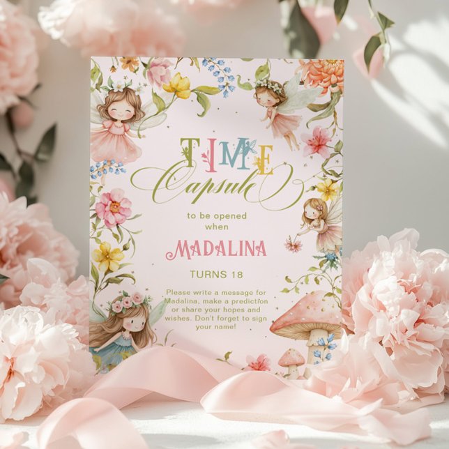 Sagotids kapsel Ljus vild blomster födelsedag Poster (Skapare uppladdad)
