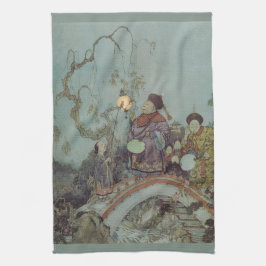Sagovärld, Nachtigall av Edmund Dulac Kökshandduk