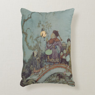 Sagovärld, Nachtigall av Edmund Dulac Prydnadskudde