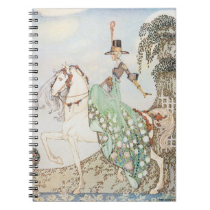 Sagovärld, Prinsessan Minette, Kay Nielsen Anteckningsbok Med Spiral
