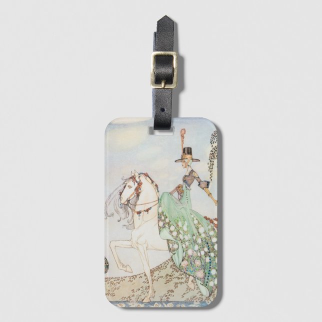 Sagovärld, Prinsessan Minette, Kay Nielsen Bagagebricka (Framsida vertikal)