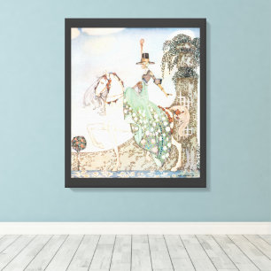 Sagovärld, Prinsessan Minette, Kay Nielsen Canvastryck
