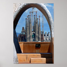 Sagrada Familia Barcelona Catalonia Spanien Poster