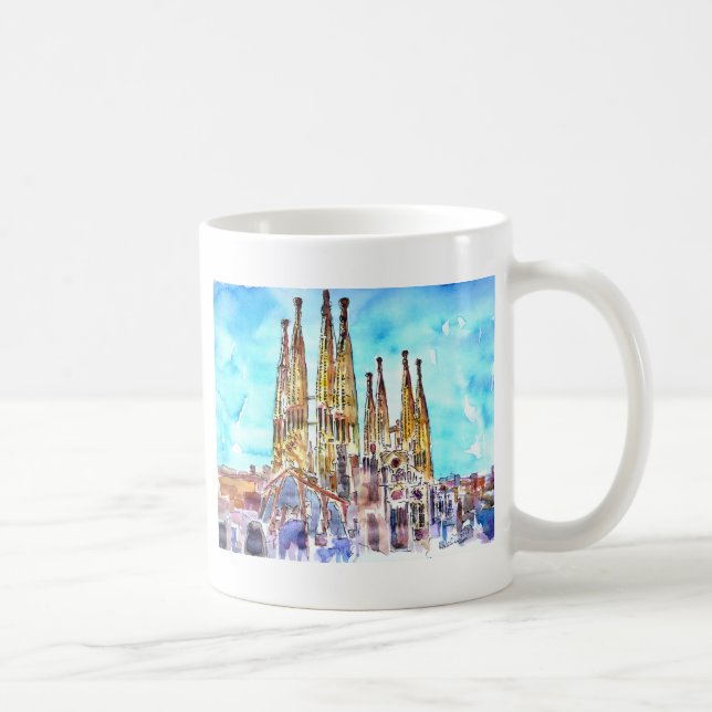 Sagrada Familia Barcelona Kaffemugg (Höger)