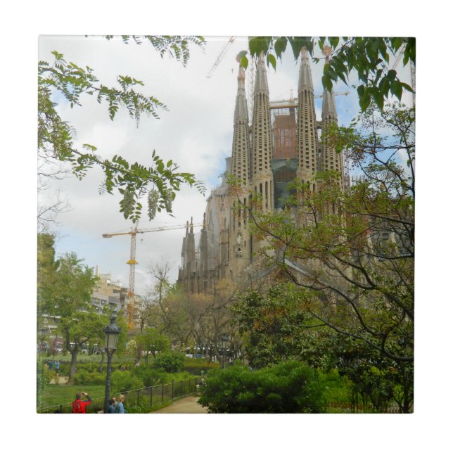 Sagrada Família, Barcelona Kakelplatta (Framsidan)