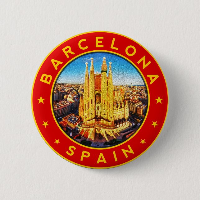 Sagrada Familia Barcelona Knapp (Framsida)