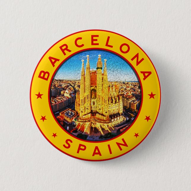 Sagrada Familia Barcelona Knapp (Framsida)