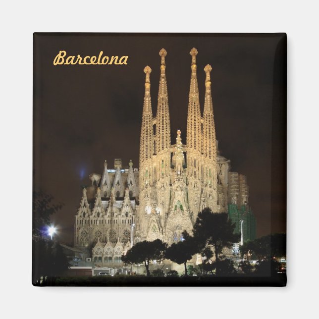Sagrada Familia, Barcelona Magnet (Framsidan)