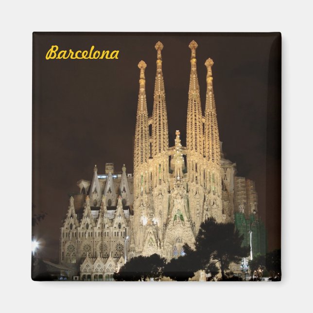 Sagrada Familia, Barcelona Magnet (Framsidan)