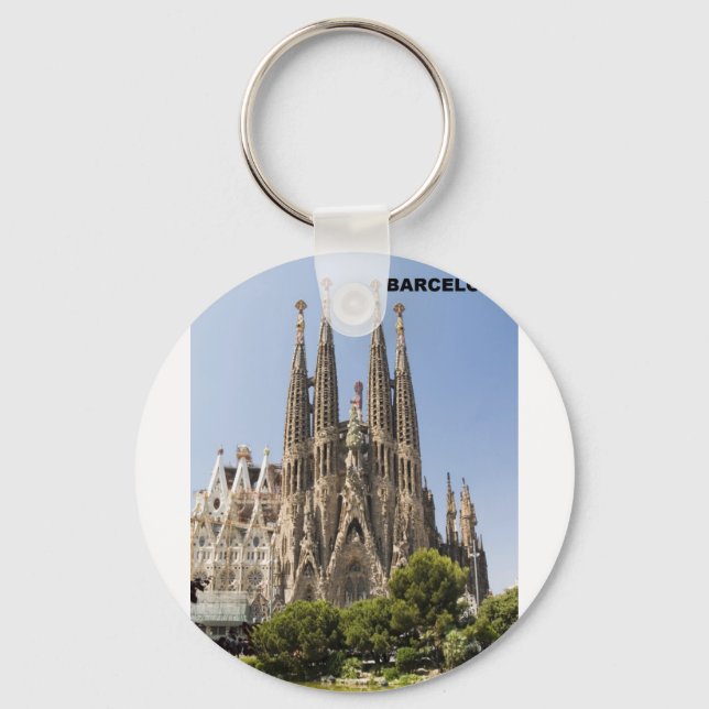SAGRADA FAMILIA BARCELONA SPAIN (St.K.) Nyckelring (Framsida)