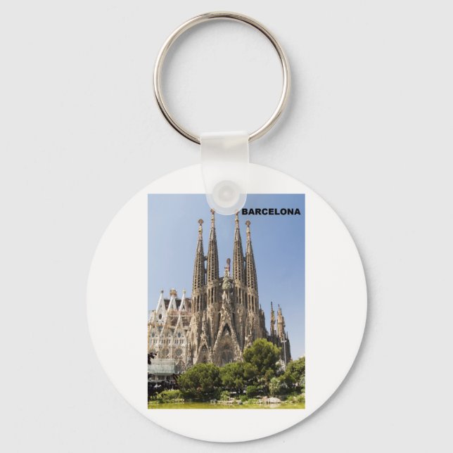 SAGRADA FAMILIA BARCELONA SPAIN (St.K.) Nyckelring (Framsida)