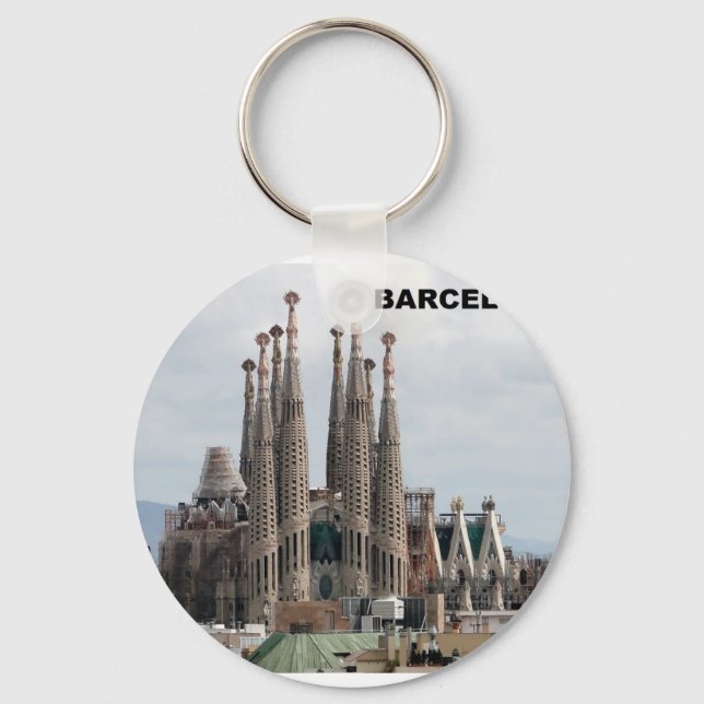 SAGRADA FAMILIA BARCELONA SPAIN (St.K.) Nyckelring (Framsida)