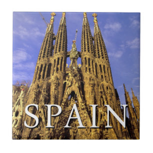Sagrada Família Barcelona, Spanien Kakelplatta