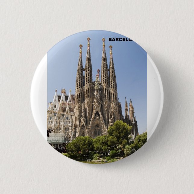 Sagrada Familia Barcelona Spanien Knapp (Framsida)