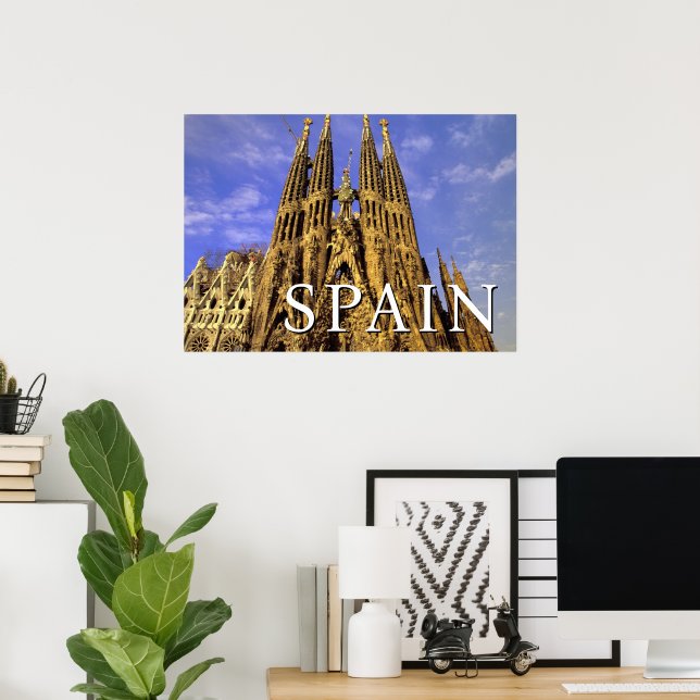 Sagrada Familia | Barcelona, Spanien Poster (Hemmakontoret)