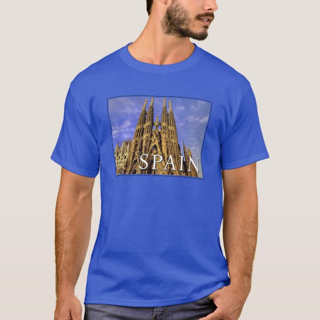 Sagrada Familia | Barcelona, Spanien T Shirt (Framsida)