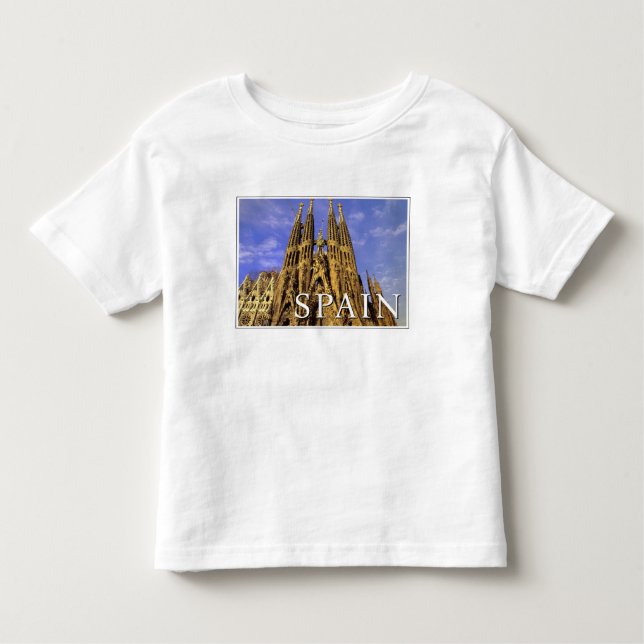 Sagrada Familia | Barcelona, Spanien T Shirt (Framsida)