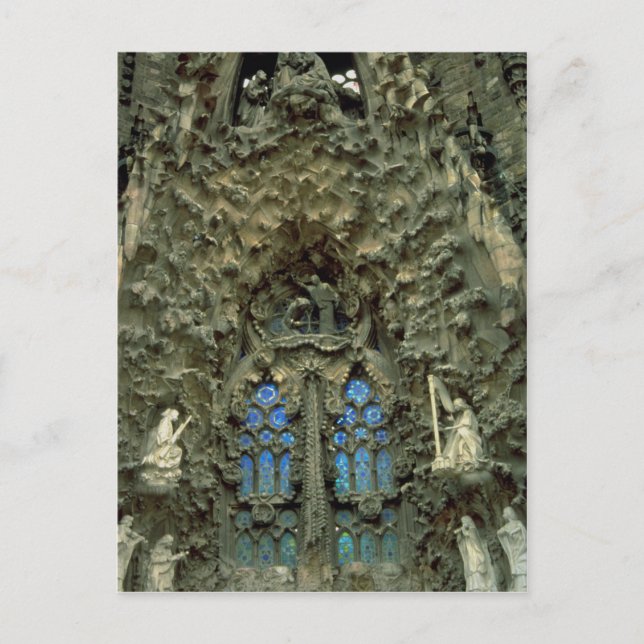 Sagrada Familia, Barcelona, Spanien Vykort (Framsida)