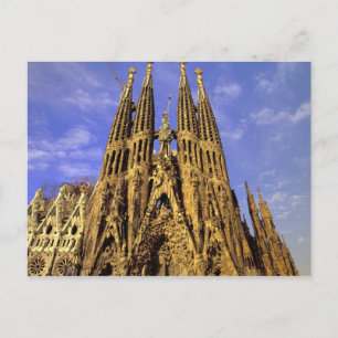 Sagrada Familia Barcelona, Spanien Vykort