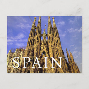 Sagrada Família Barcelona, Spanien Vykort