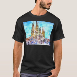 Sagrada Familia Barcelona T Shirt