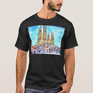 Sagrada Familia Barcelona T Shirt