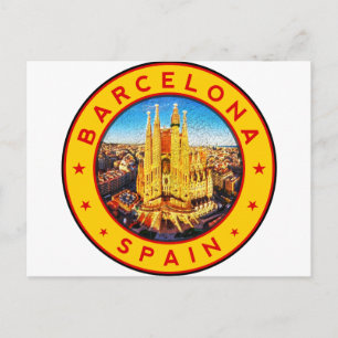 Sagrada Familia Barcelona Vykort