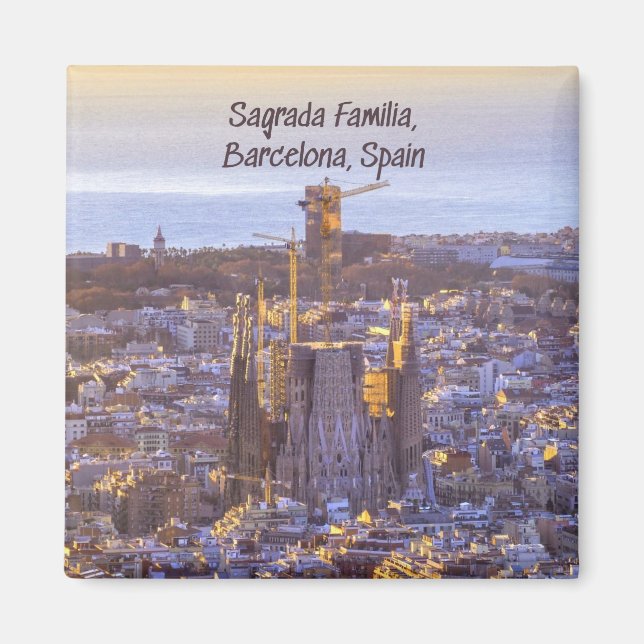 Sagrada Familia Catholic Church, Barcelona, Spanie Magnet (Framsidan)