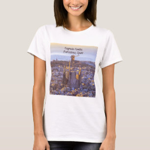 Sagrada Familia Catholic Church, Barcelona, Spanie T Shirt