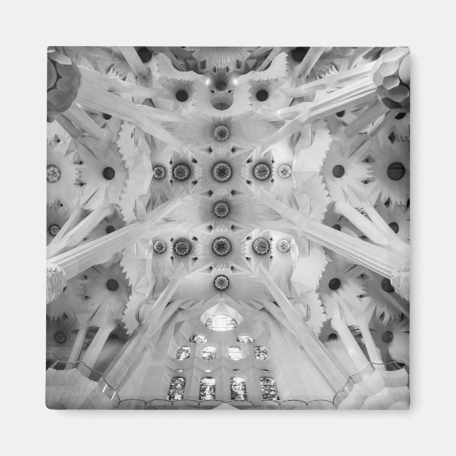 Sagrada Familia Ceiling Magnet: Barcelona Magnet (Framsidan)