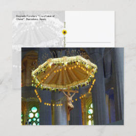 Sagrada Familia Crucifix, Barcelona, Spanien - Vykort