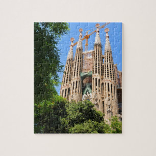 Sagrada Familia i Barcelona, Spanien Pussel