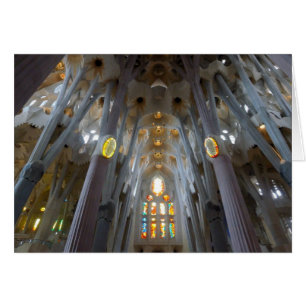 Sagrada Familia. Insida Hälsningskort